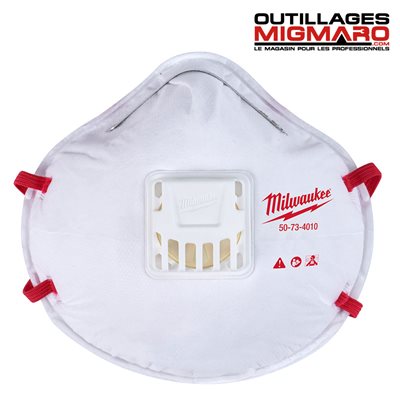 N95 Milwaukee Valved Respirator Mask