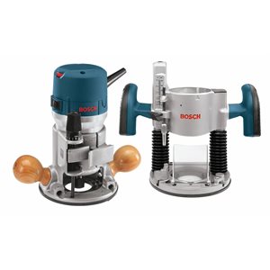 1617EVSPK - 2.25 HP Combination Plunge- and Fixed-Base Router - BOSCH