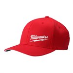 FLEX FITTED HAT - RED S / M